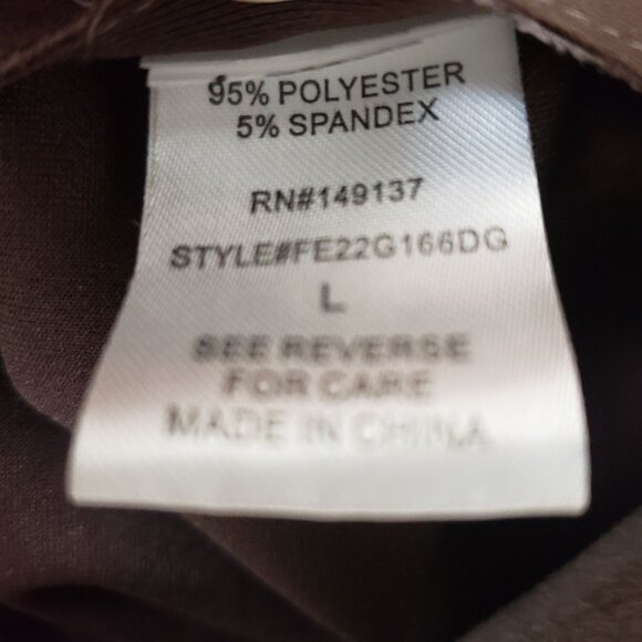 NWT Fashion on Earth Faux Suede Moto Jacket Size Large - Picture 5 of 5